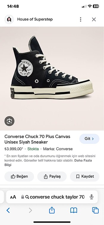 CONVERSE CHUK 70