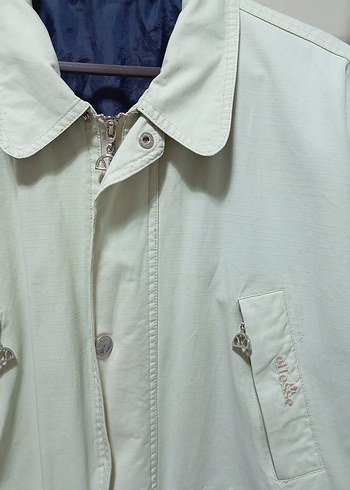 ELLESSE Bej Düğmeli Pamuklu vintage Erkek Ceket - Görsel 2