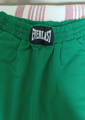 Erkek Yeşil Basic Kemerli Şort - Görsel 2