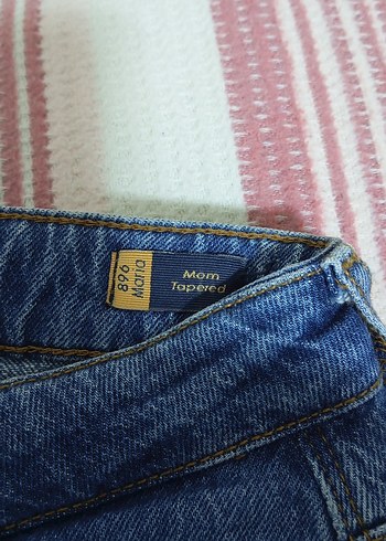 Kadın Mavi Normal Boy Denim Pantolon - Görsel 2