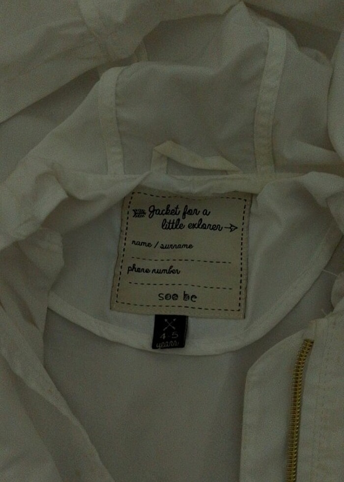 Kız çocuk Soobe marka paraşüt kumaş yelek - Görsel 2