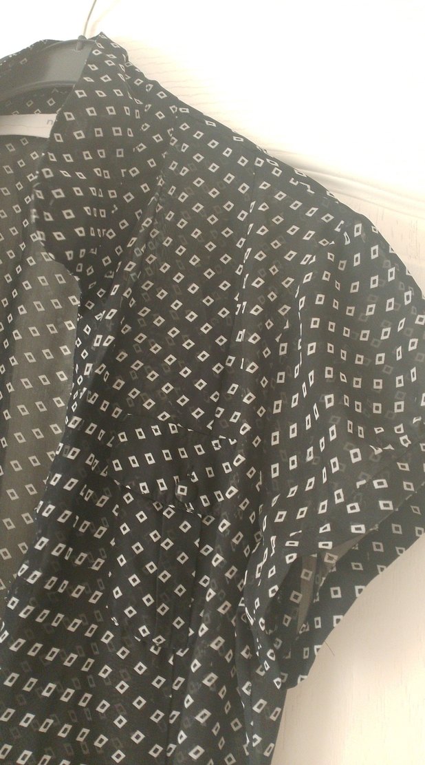 Siyah Puantiyeli Uzun Bohem Elbise - Görsel 4