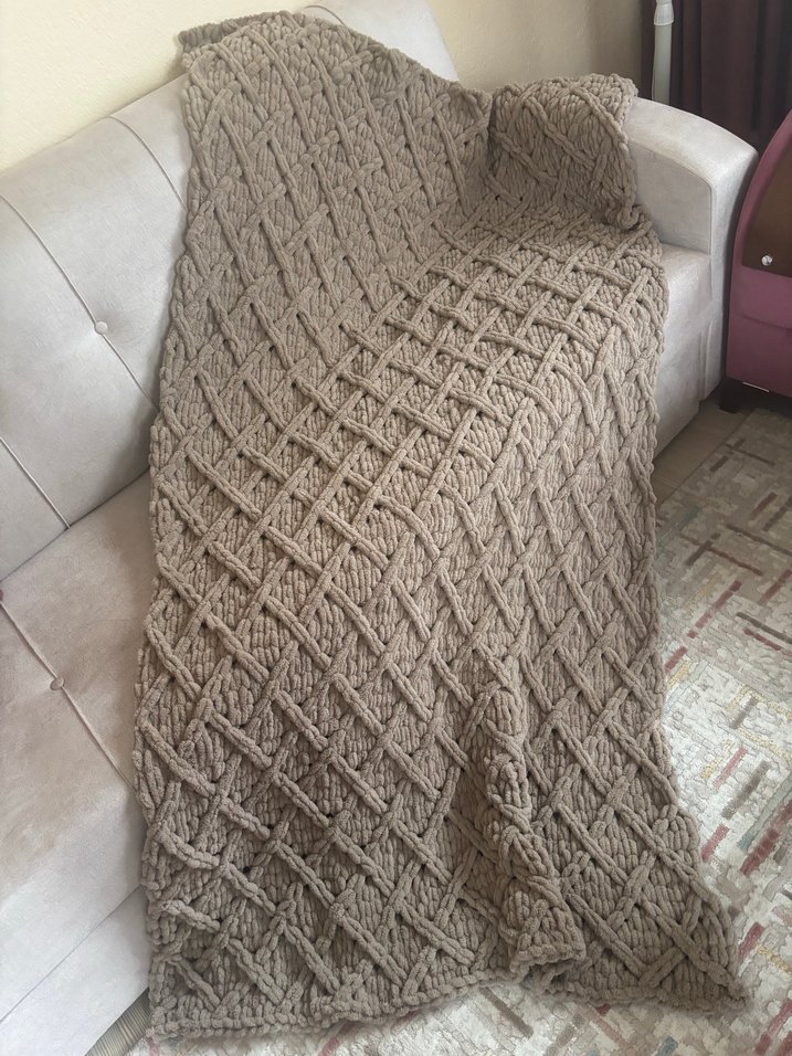 Baklava model puffy battaniye - Görsel 3