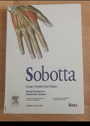  Sobotta Anatomi Atlası 3'lü fiyatı 