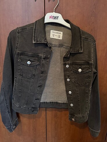 Pull&bear siyah kot ceket