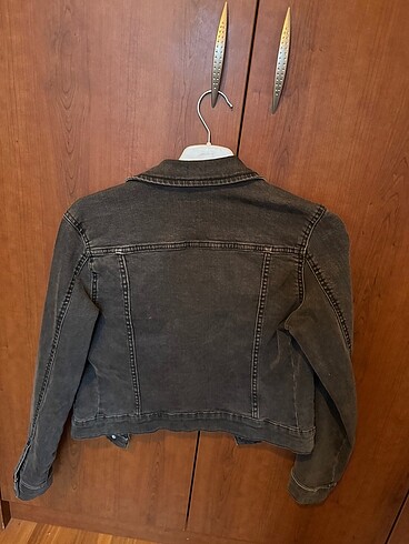 s Beden Pull&bear siyah kot ceket