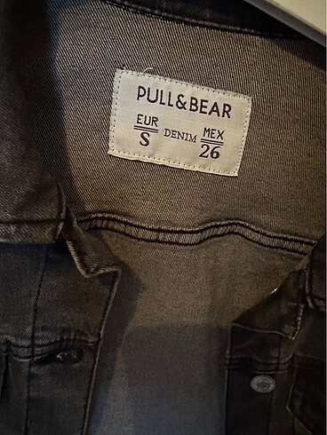 Pull and Bear Pull&bear siyah kot ceket