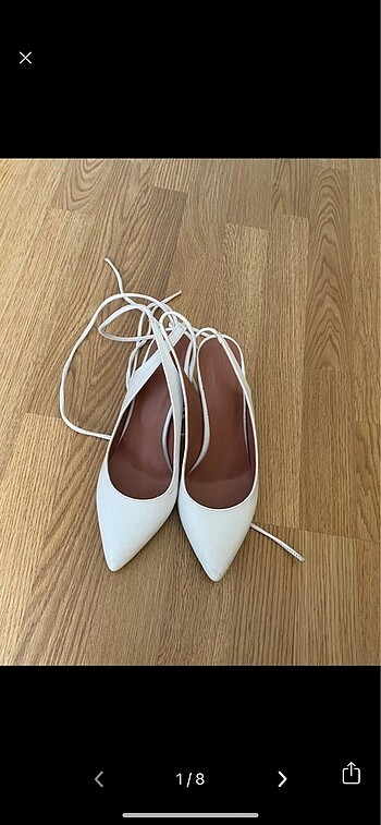 Beyaz stiletto