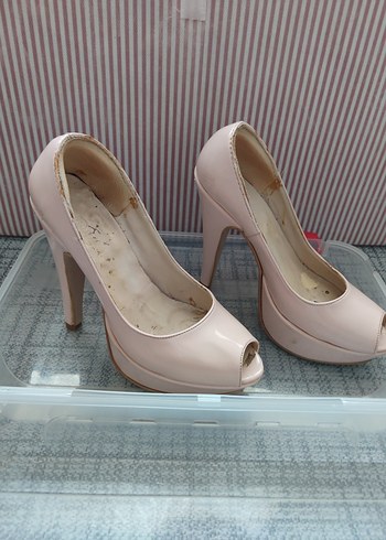 Nine West Bej Platform Topuklu Kadın Stiletto