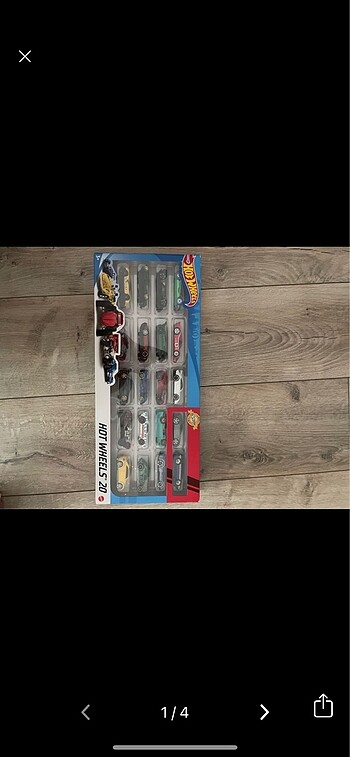 Hot wheels araba seti