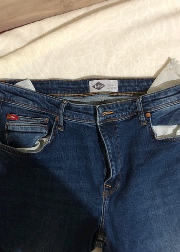 38 Beden Erkek Mavi Denim Regular Fit Jean