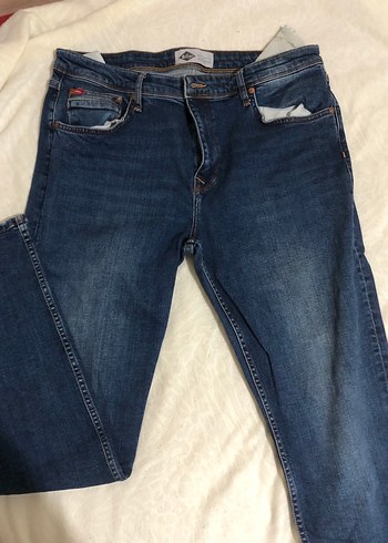 Erkek Mavi Denim Regular Fit Jean