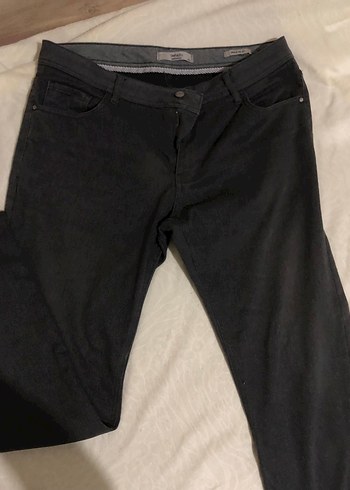 Gri Regular Fit Erkek Denim Pantolon