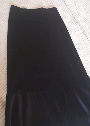 Kadın Mor Uzun Drapeli Gotik Etek - Görsel 5