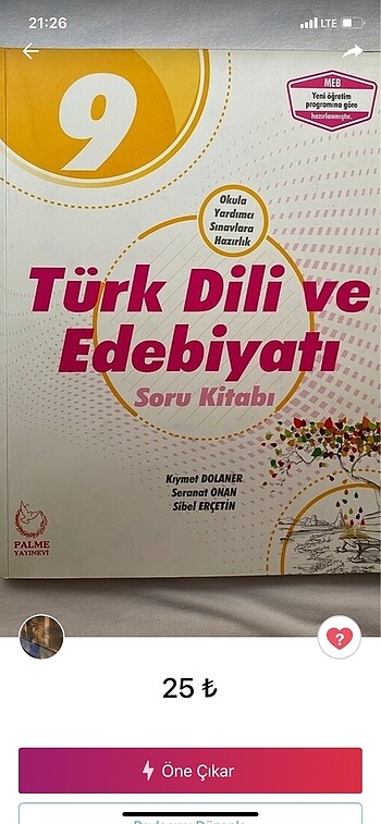 Tarih coğrafya edebiyat palme