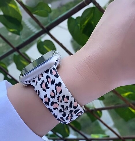 Apple Watch Leopar Silikon Kordon