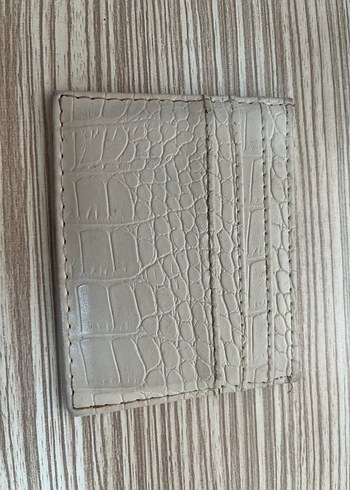 Beyaz Yılan Desenli Deri Kadın Cüzdan - Görsel 2