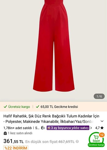 xs Beden Kadın Kırmızı Midi Uzun Tulum