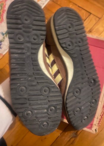 Kahverengi Kadın Bağcıklı Spor Ayakkabı - Görsel 4