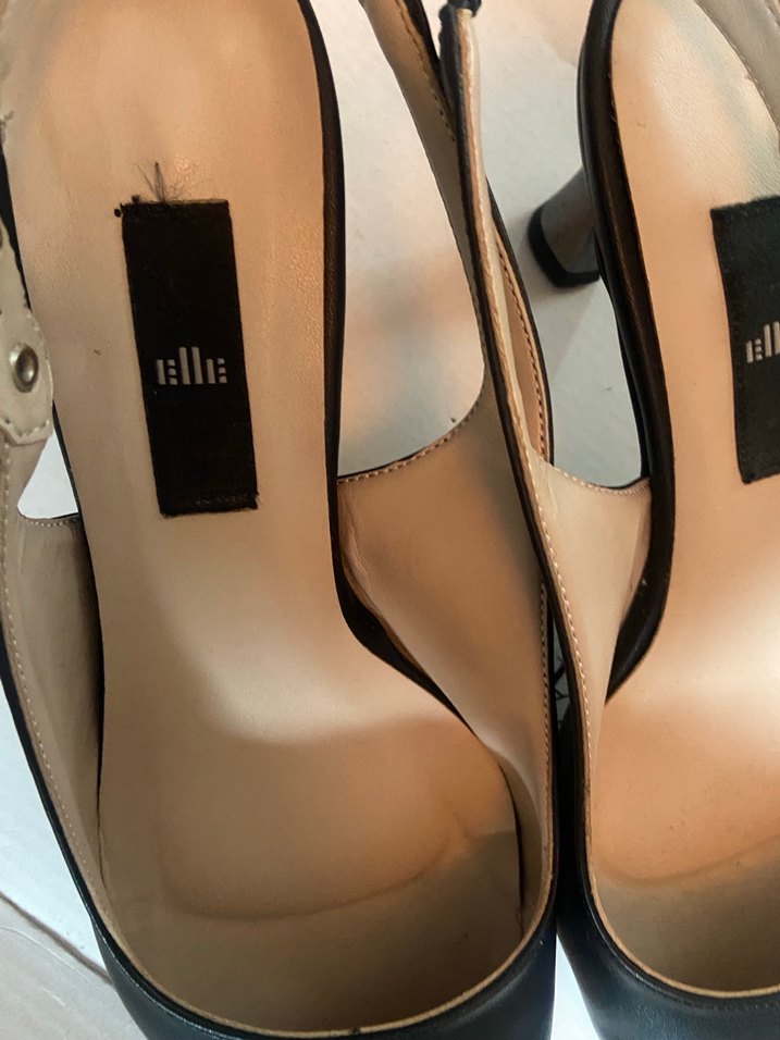 Siyah Deri Tokalı Stiletto Kadın Ayakkabı - Görsel 4