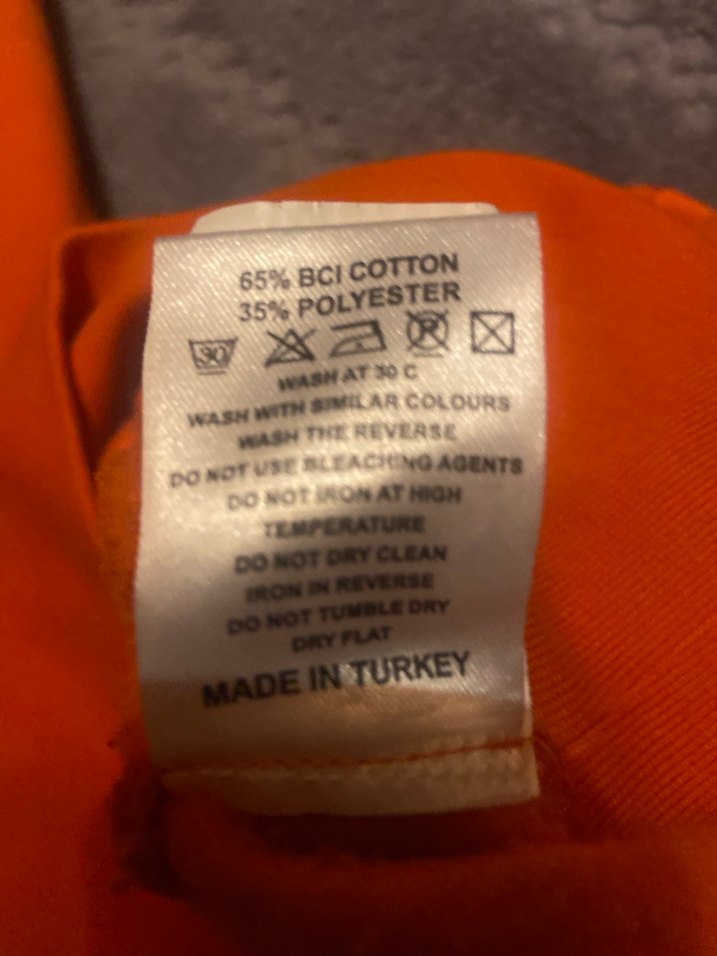 Kadın Turuncu Kapüşonlu Sweatshirt - Görsel 4
