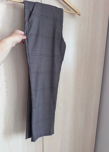 H&M Ekoseli Kumaş Pantolon