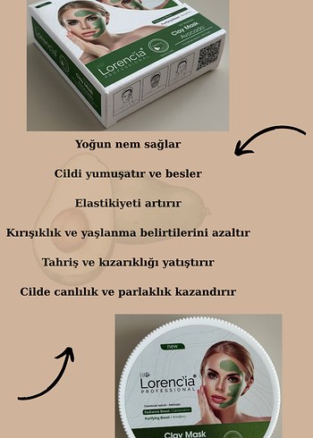 Lorencia Avokado Kil Maskesi - Görsel 2