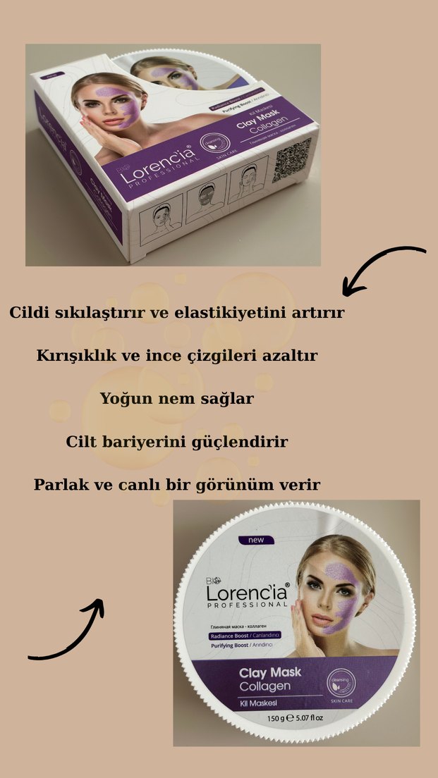 Lorencia Kolajenli Kil Maskesi - Görsel 2