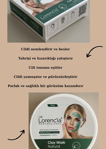 Lorencia Doğal Kil Maskesi - Görsel 2