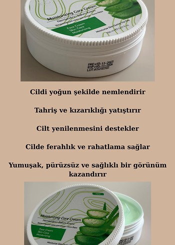 Lorencia Nemlendirici Yüz Kremi Aloe Vera - Görsel 2