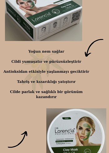 Lorencia Kil Maskesi Zeytinyağlı - Görsel 2