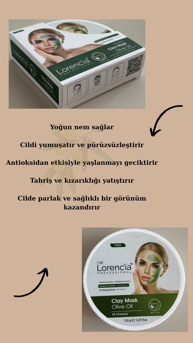 Lorencia Kil Maskesi Zeytinyağlı - Görsel 2