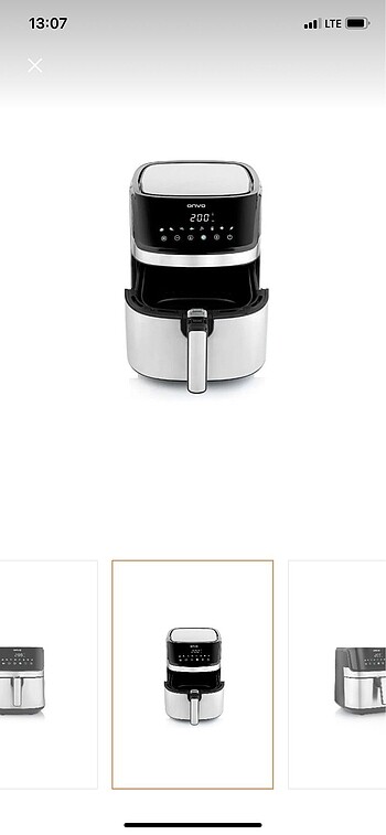 Onvo 6,5 Litre AirFryer - Görsel 2