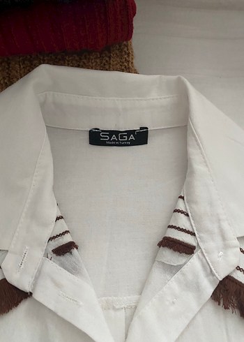 Nakışlı Bohem Gömlek - Görsel 3