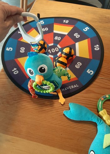 Beden Renkli Dart Tahtası ve Bebek Oyuncak Seti
