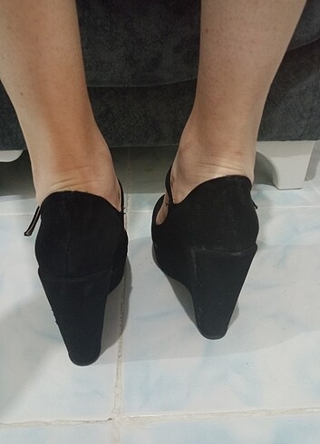 Zara platform topuklu ayakkabı 