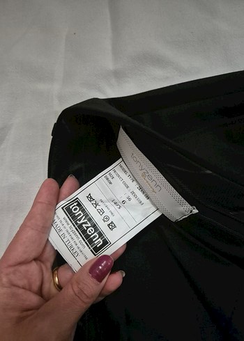 Siyah Damatlık Takım Elbise, İnce Kesim, Notched Yaka - Görsel 11