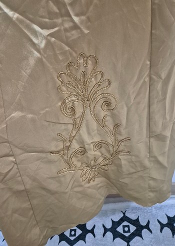 Uzun Mor Drapeli Kadın Kına Elbisesi - Görsel 8