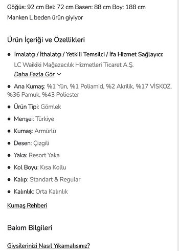 LCW Vision Erkek Kısa Kollu Çizgili Gömlek - Görsel 2