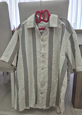 LCW Vision Erkek Kısa Kollu Çizgili Gömlek - Görsel 3