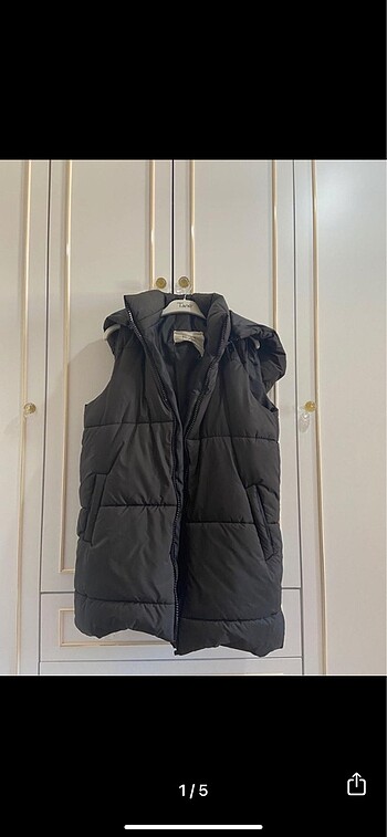 koupe markalı oversize şişme mont