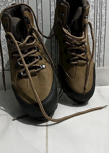 Kahverengi Kamuflaj Bağcıklı Outdoor Erkek Ayakkabı - Görsel 4