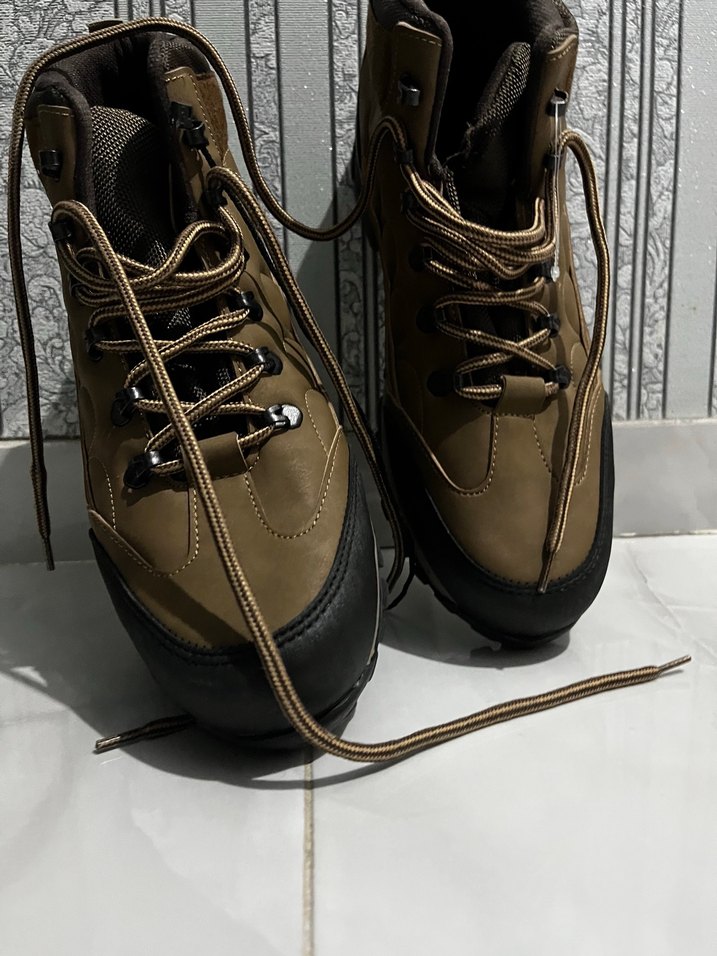 Kahverengi Kamuflaj Bağcıklı Outdoor Erkek Ayakkabı - Görsel 4