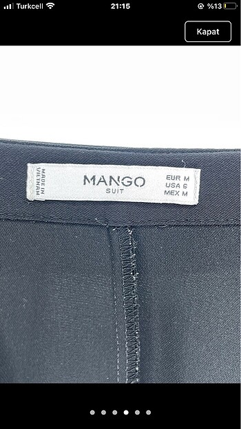 m Beden siyah Renk MANGO SİYAH ELBİSE