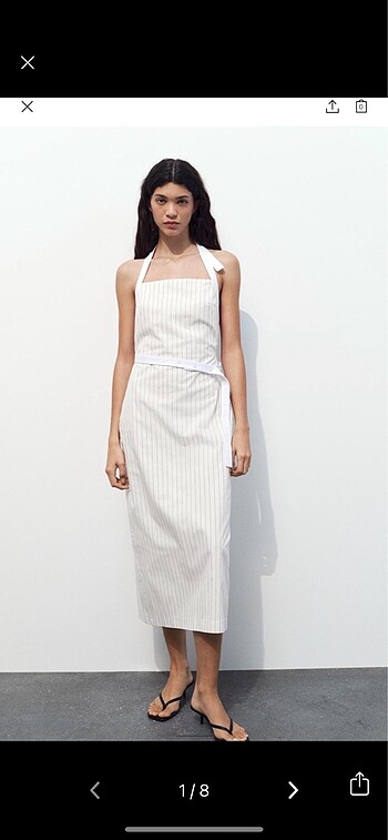 Zara Zara gabardin elbise