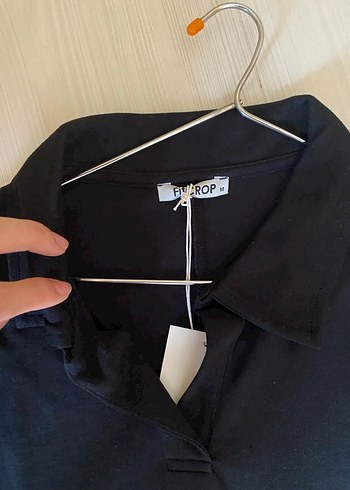 Siyah Midi Kısa Kollu Fitted Elbise - Görsel 2