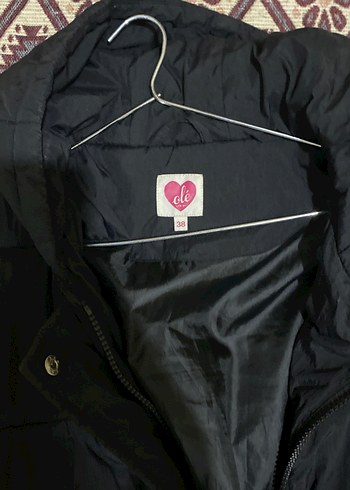 Siyah Fermuarlı Kadın Kışlık Mont - Görsel 2