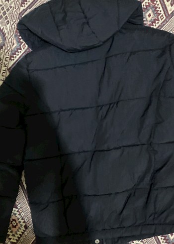 Siyah Fermuarlı Kadın Kışlık Mont - Görsel 3