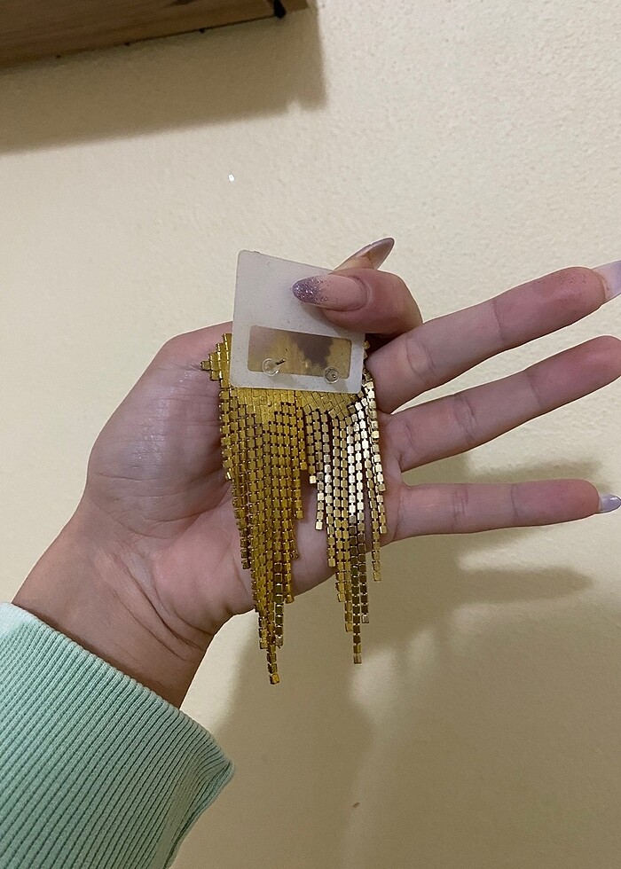 Kalp sallantılı küpe - Görsel 2