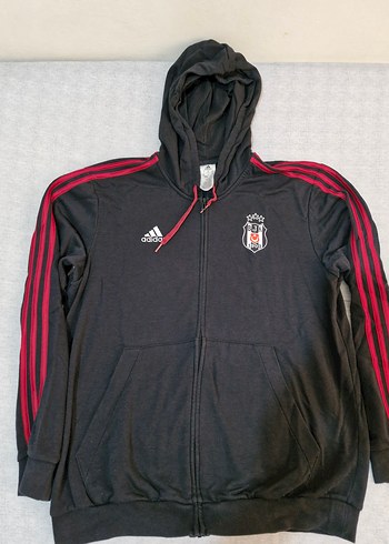 xl Beden Adidas Beşiktaş Kapüşonlu Fermuarlı Sweatshirt